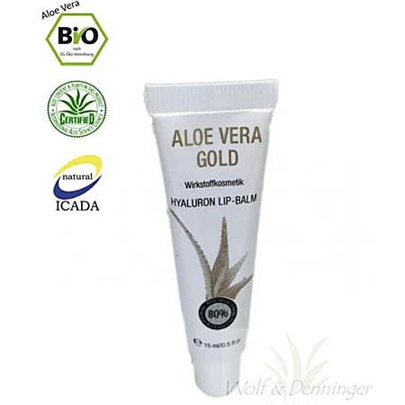 Aloe Vera Gold Hyaluron Lip Balm - 15ml