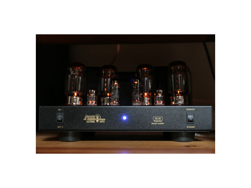 Audio Electronic Supply AE-25 Superamp DJH Signature Push-Pull Stereo Amplifier + Tubes + Bias Meter MA-300