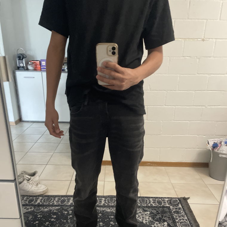 Schwarze baggy jeans