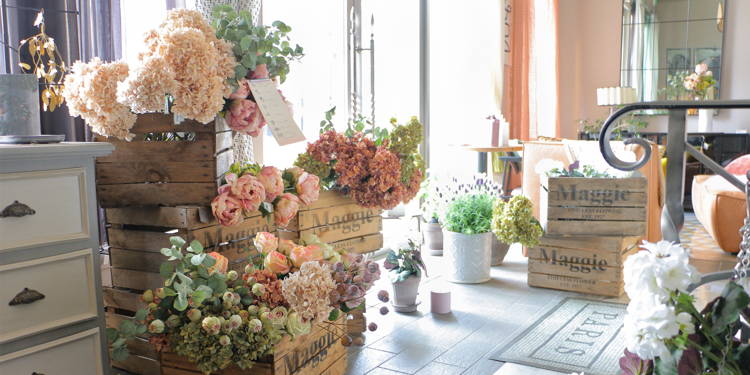 アーティフィシャルフラワー – – Blanc de Juillet