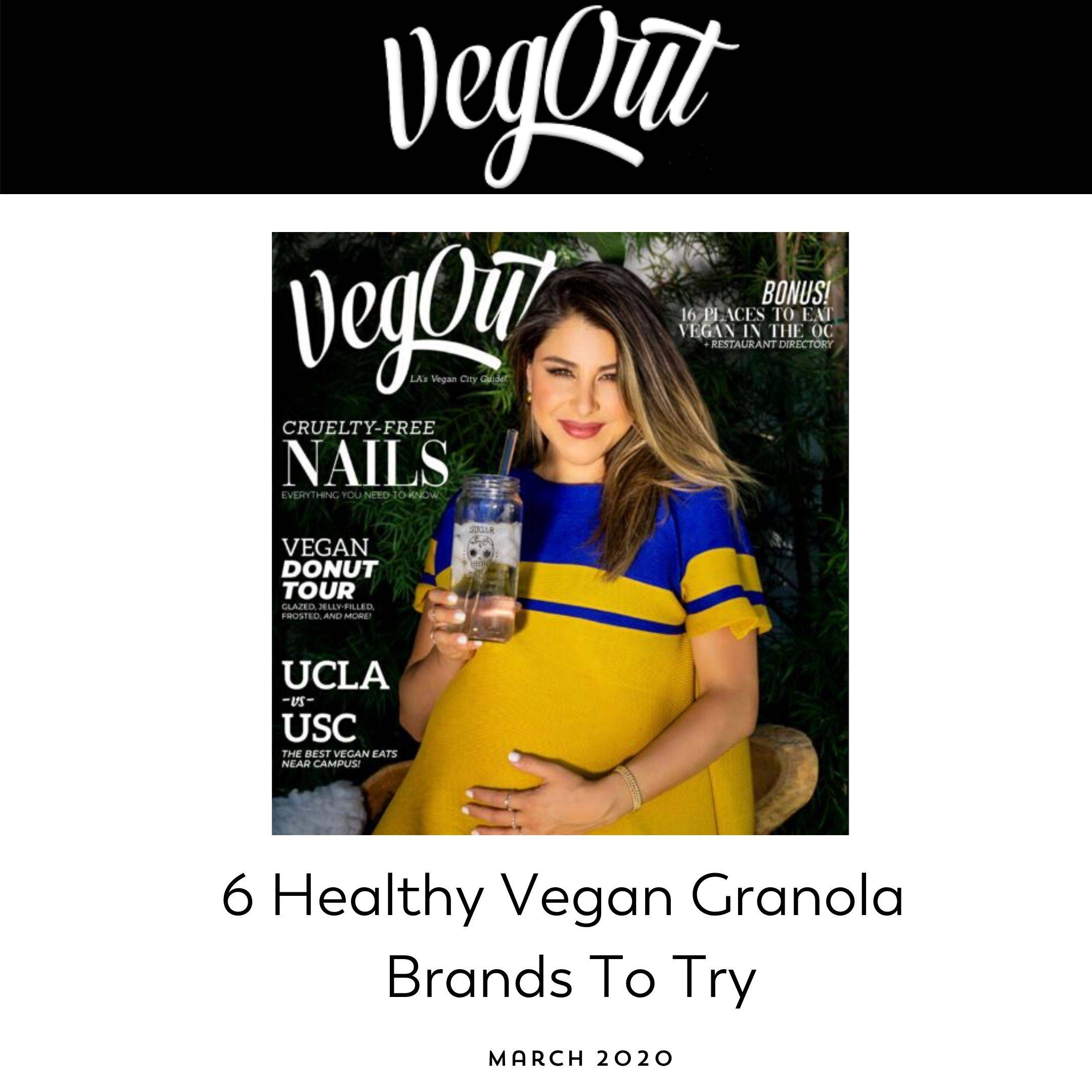 Vegout magazine 6 healthy vegan granola brands
