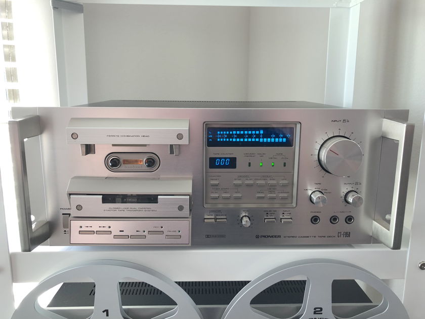 Pioneer CT-F950 Cassette Deck + JA-R102 Rack Handles - IF YOU WANT THE BEST
