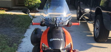 2021 CAN-AM RYKER 600 ACE motorcycle for rent near Orlando, FL