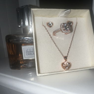 Rose gold Schmuck set