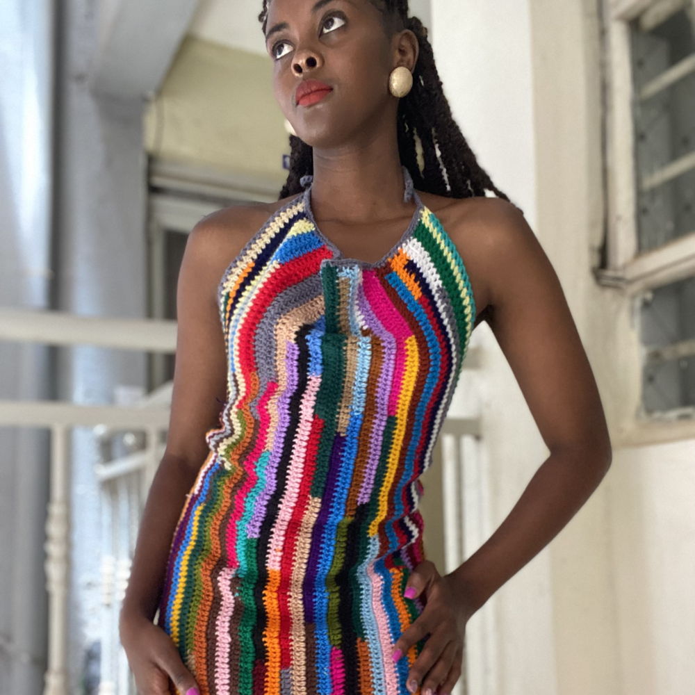 Multicolor Crochet Dress Pattern