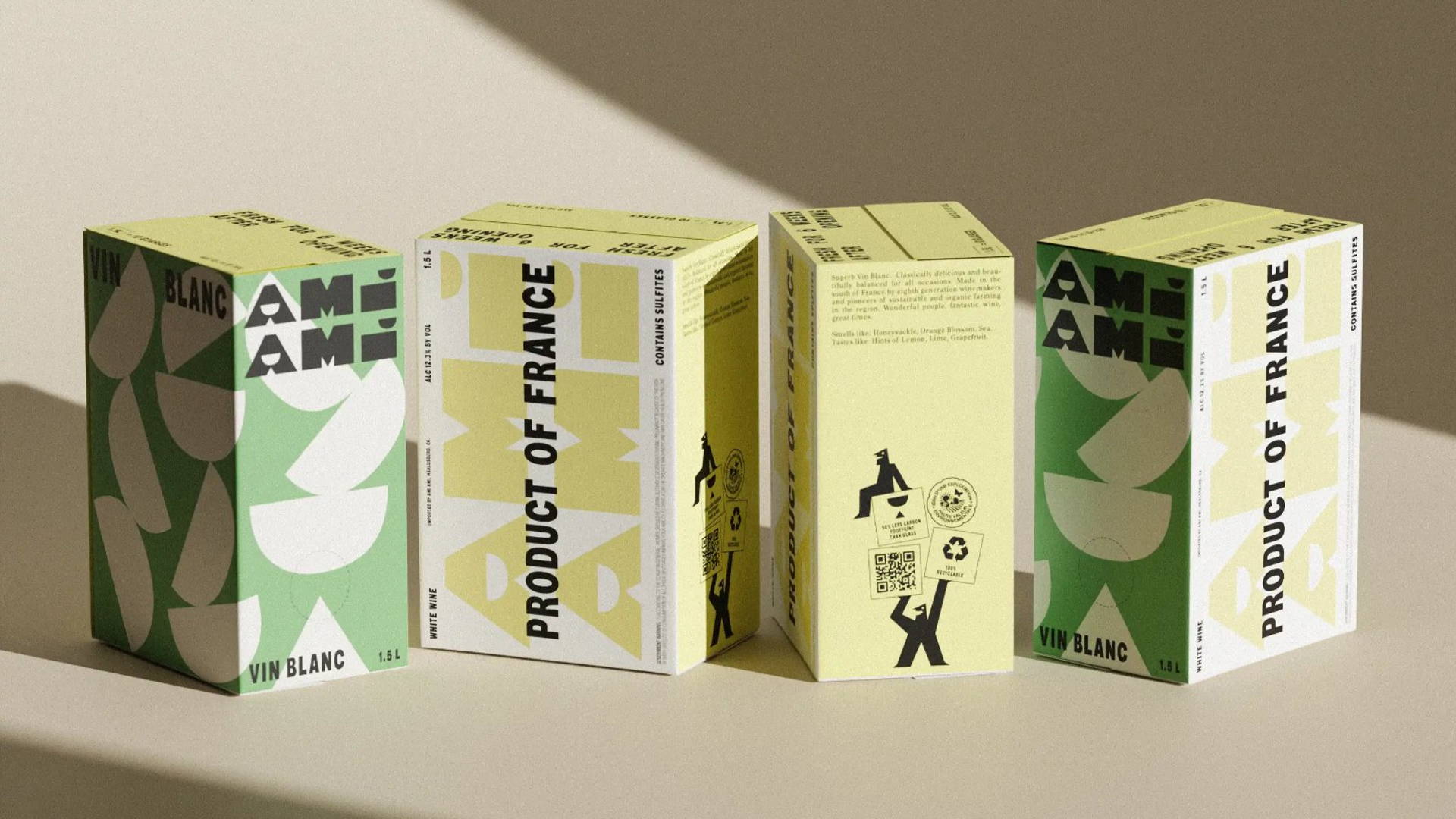 Featured image for Wedge-Designed Ami Ami Shows That Boxed Wine Can Be Pretty Gosh Darn Cool