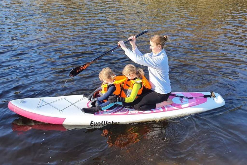 inflatable paddleboarding Canada needs wear a personal flotation device (PFD)