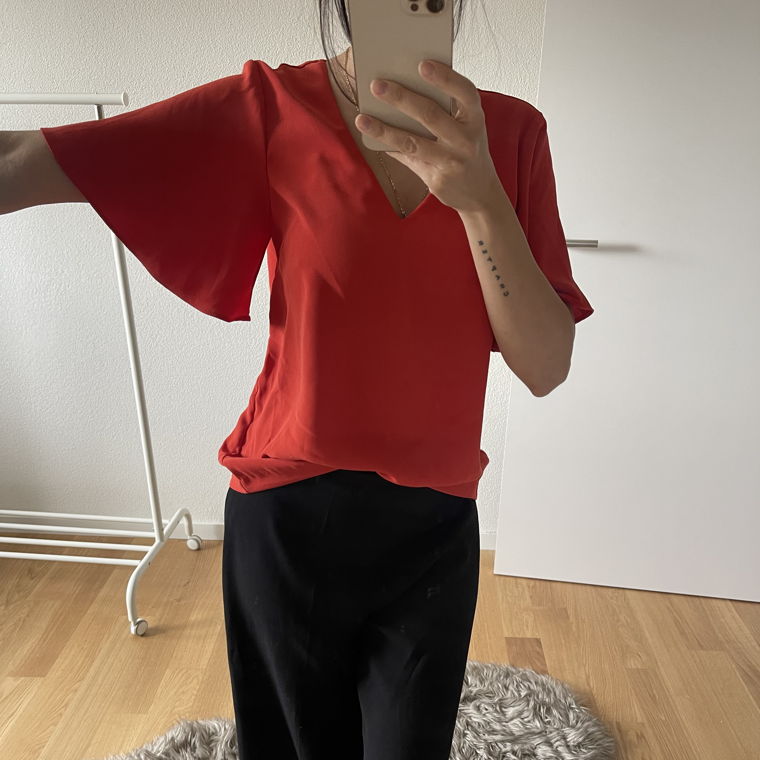 Rote Bluse, H&M