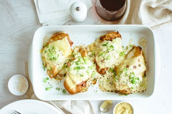 Photo of Chicken Cordon Bleu with Fresh Pasta 