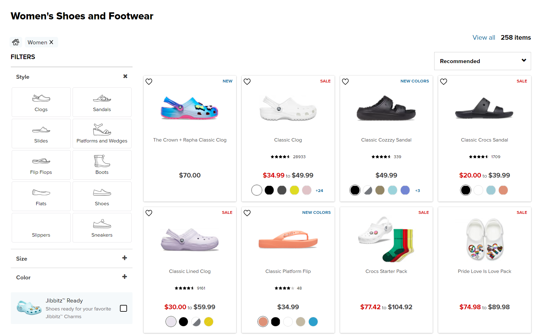 Crocs product / service