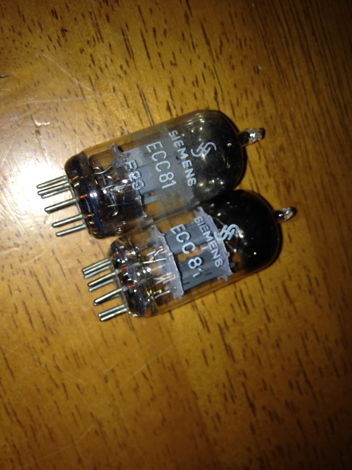 Siemens D getter 12at7 ecc81 strong matched tube pair h...