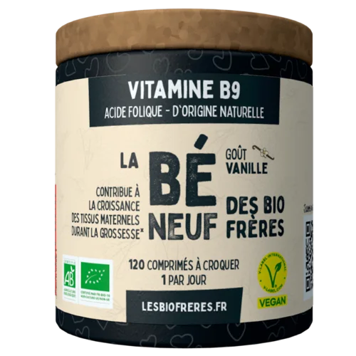 BÉNEUF - Vitamine B9 Acide Folique Origine Naturelle