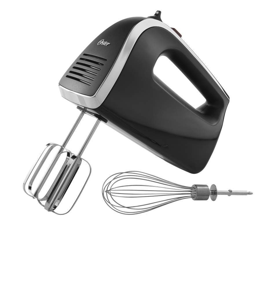 oxo on digital hand mixer with illuminating headlight