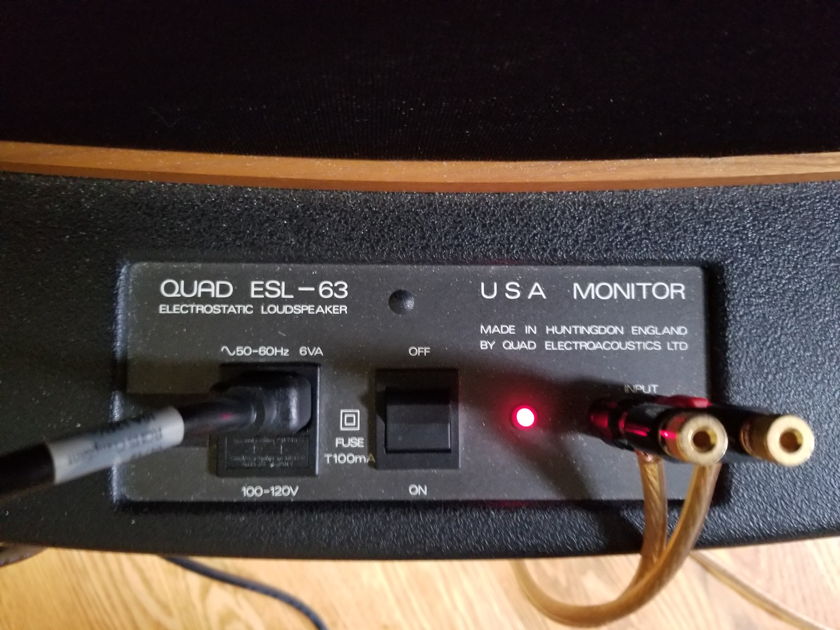 Quad ESL-63 USA Monitor Pair Fully Restored