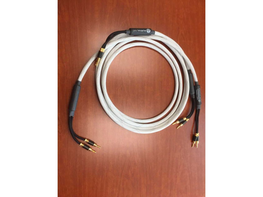 WyWires, LLC Platinum Speaker Cables 9ft pair, your choice of Banana or Spade connecttons