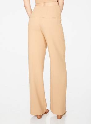 High Waisted Relaxed Side Zip Trouser