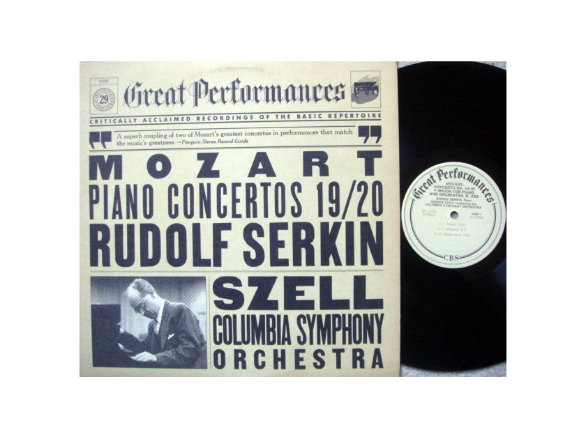 CBS / SERKIN-SZELL, - Moazrt Piano Concertos No.19 & 20,  MINT!