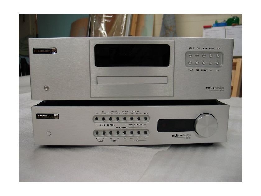 EMM Labs DCC2 SE DAC/Linestage Preamp and CDSD SE  CD/SACD Transport