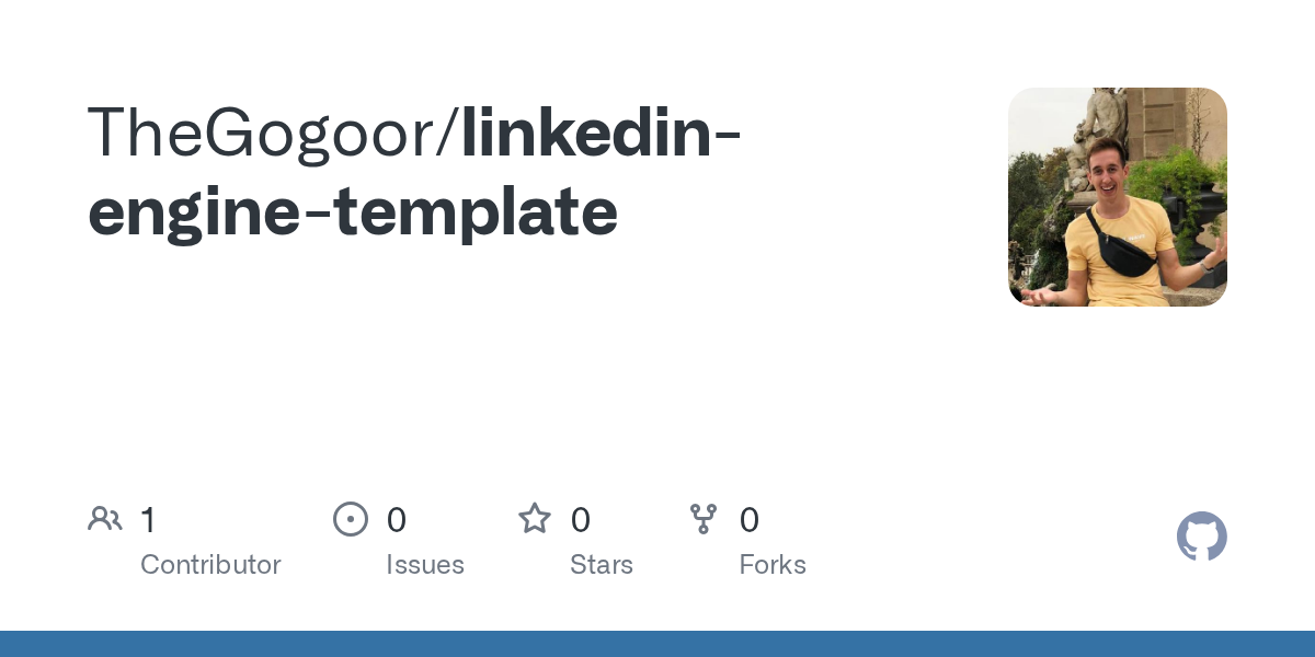 LinkedIn Engine Template for Development