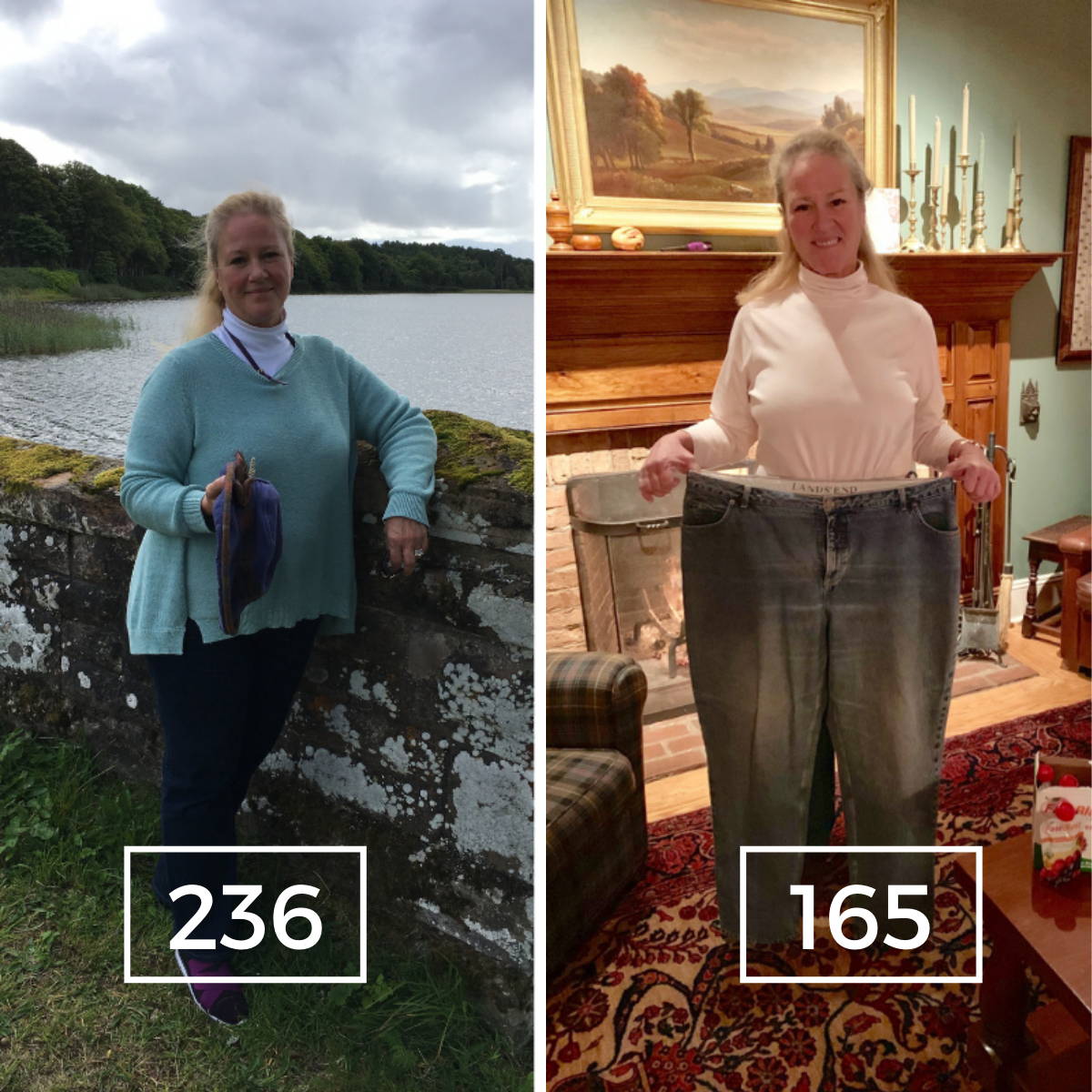 Fastblast smoothie before and after