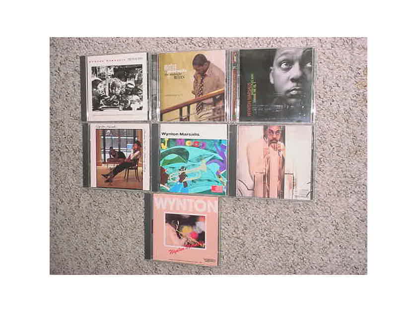 Wynton Marsalis cd lot of 7 cd's - think of one j mood plays monk vol 2 & 4 thick in south wynton midnight blues vol 5