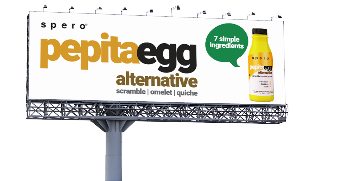 billboard for spero pepita egg