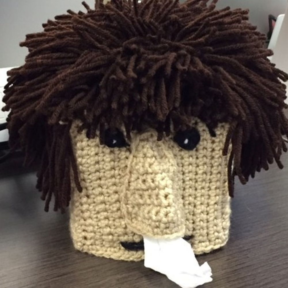 Sneezy Guy Tissue Box Cover