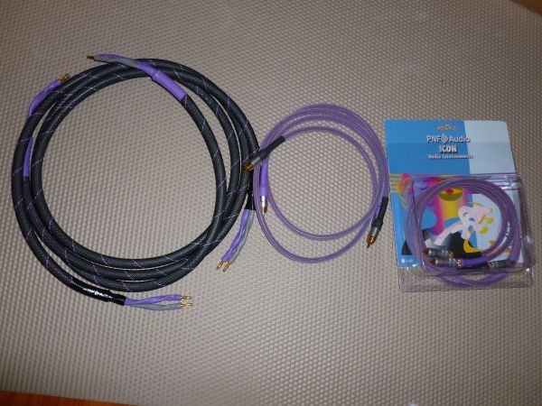 PNF Audio Set - 2 Pairs of Interconnect Cables and 1 Pa...