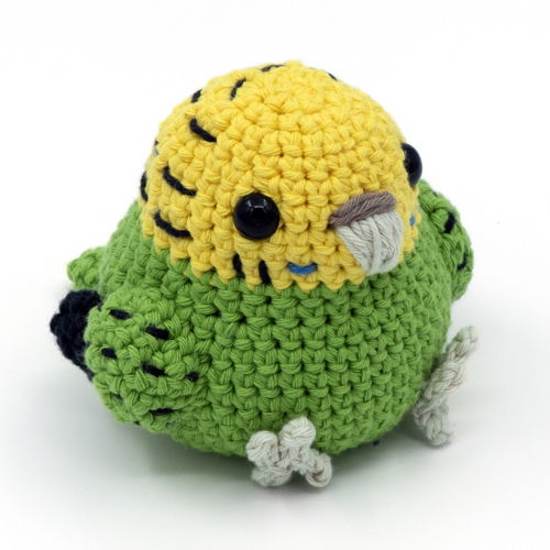 Periquito amigurumi