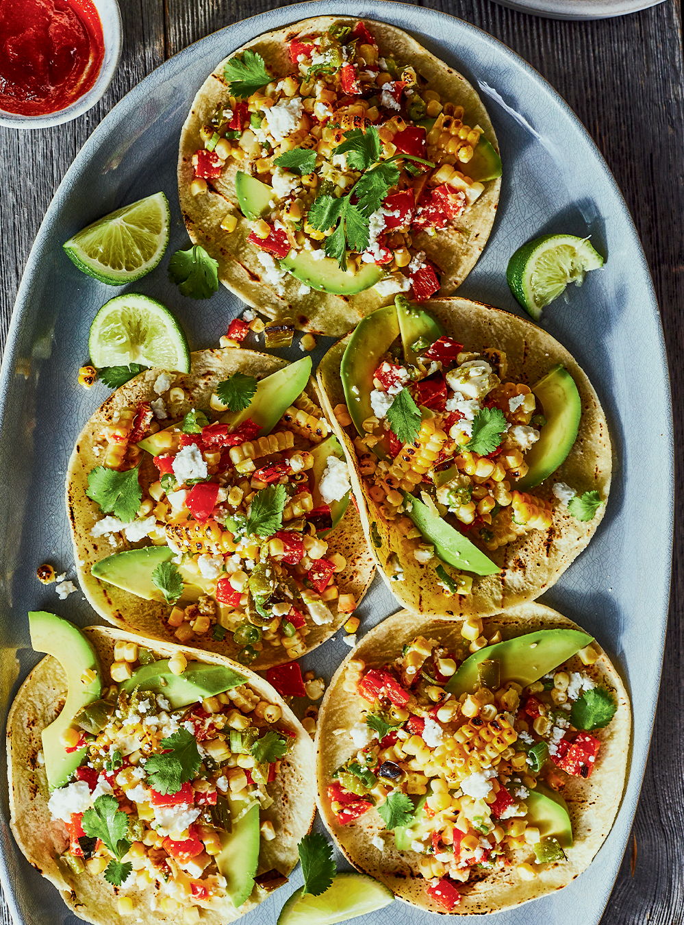 Vegetarian Grilled Corn Tacos | RICARDO