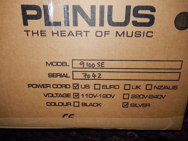 Plinius 9100 SE Integrated Amplifier