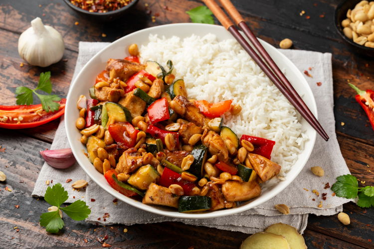 Photo of  Kung Pao Chicken with Rice