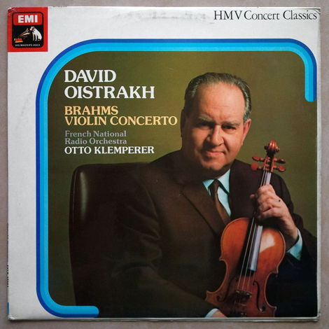 EMI HMV | OISTRAKH/KLEMPERER/BRAHMS - Violin Concerto / EX