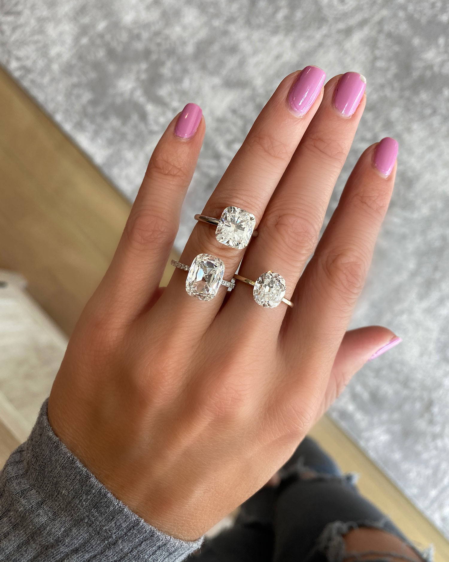 Miss Diamond Ring 3 Carat 4 Carat Radiant Diamond Engagement Ring