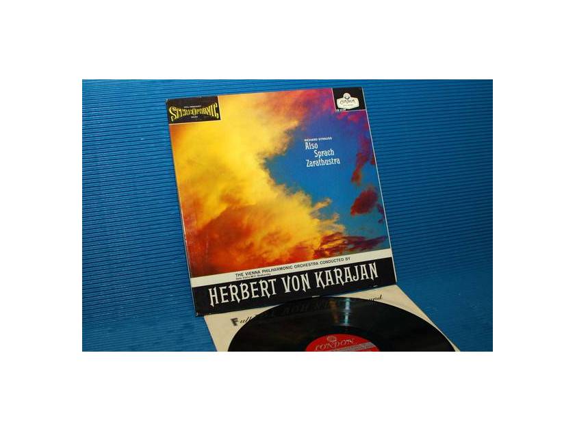 STRAUSS/Von Karajan - - "Also Sprach Zarathustra" - London 'BB' 1959 early pressing