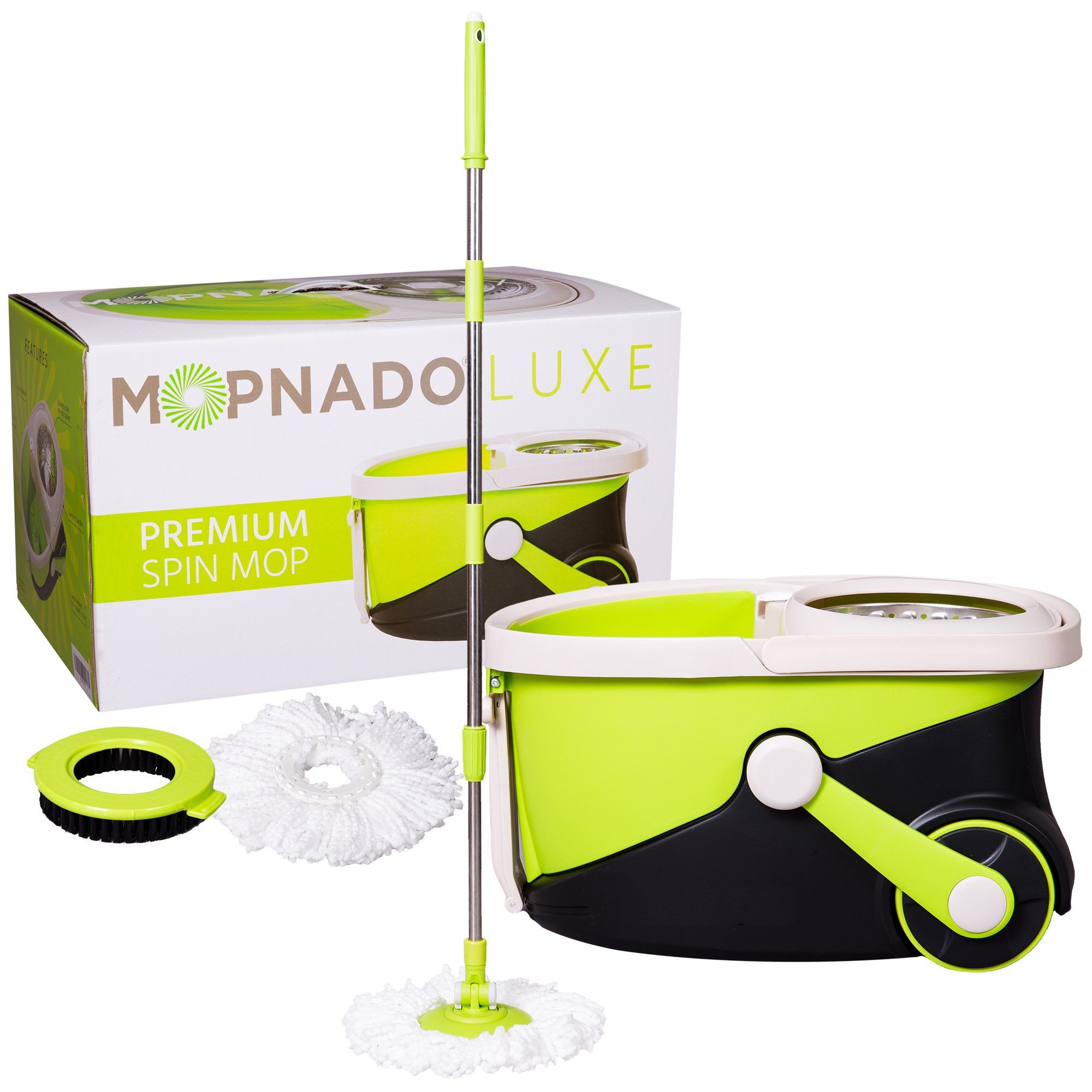 Swiffer Wetjet Vs Mopnado Stainless Steel Deluxe Rolling Spin Mop
