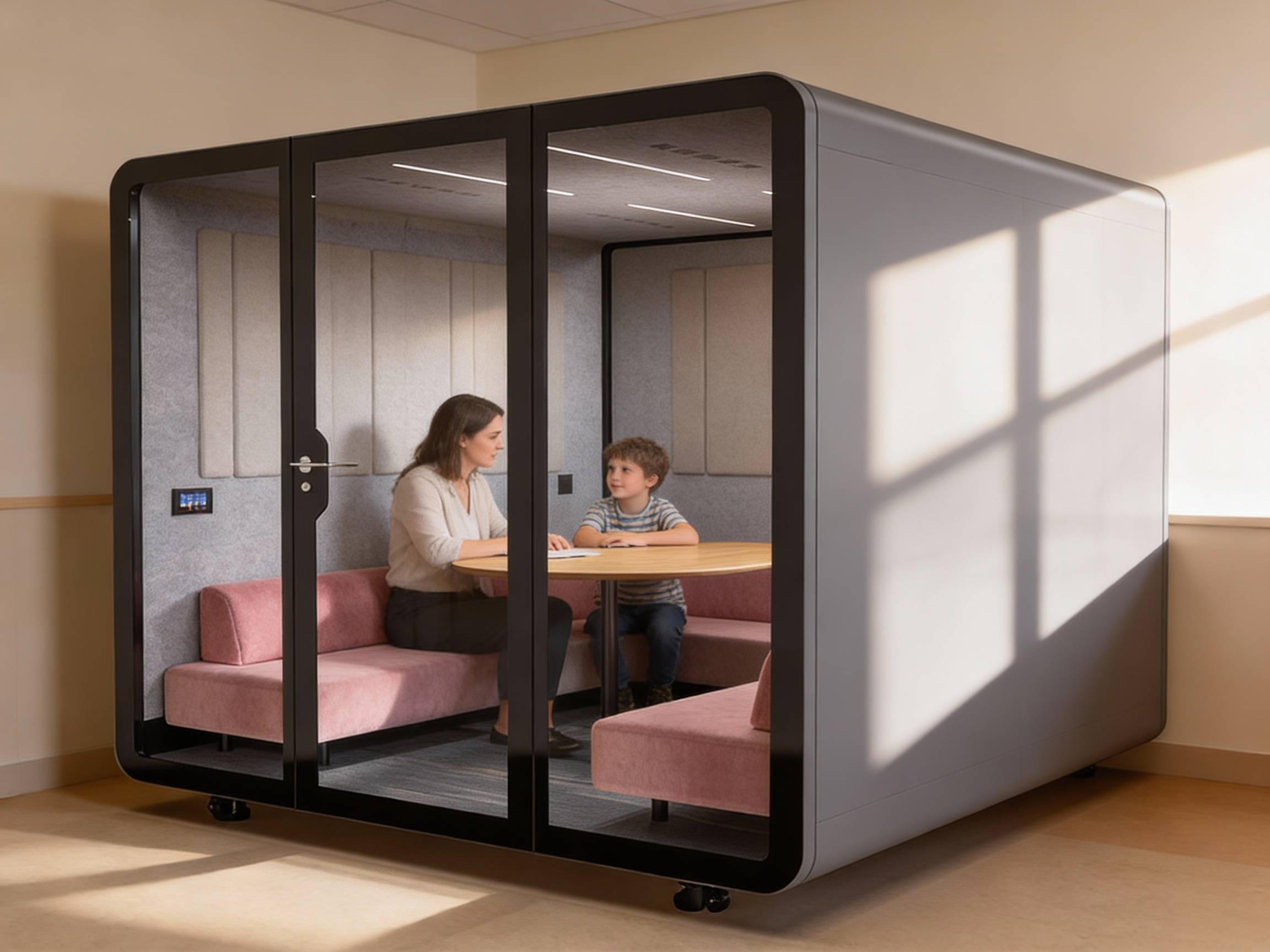 education area office phone booth