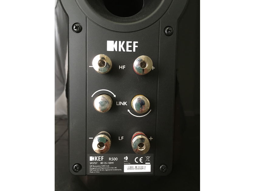 KEF R-500 (Piano Black) Towers
