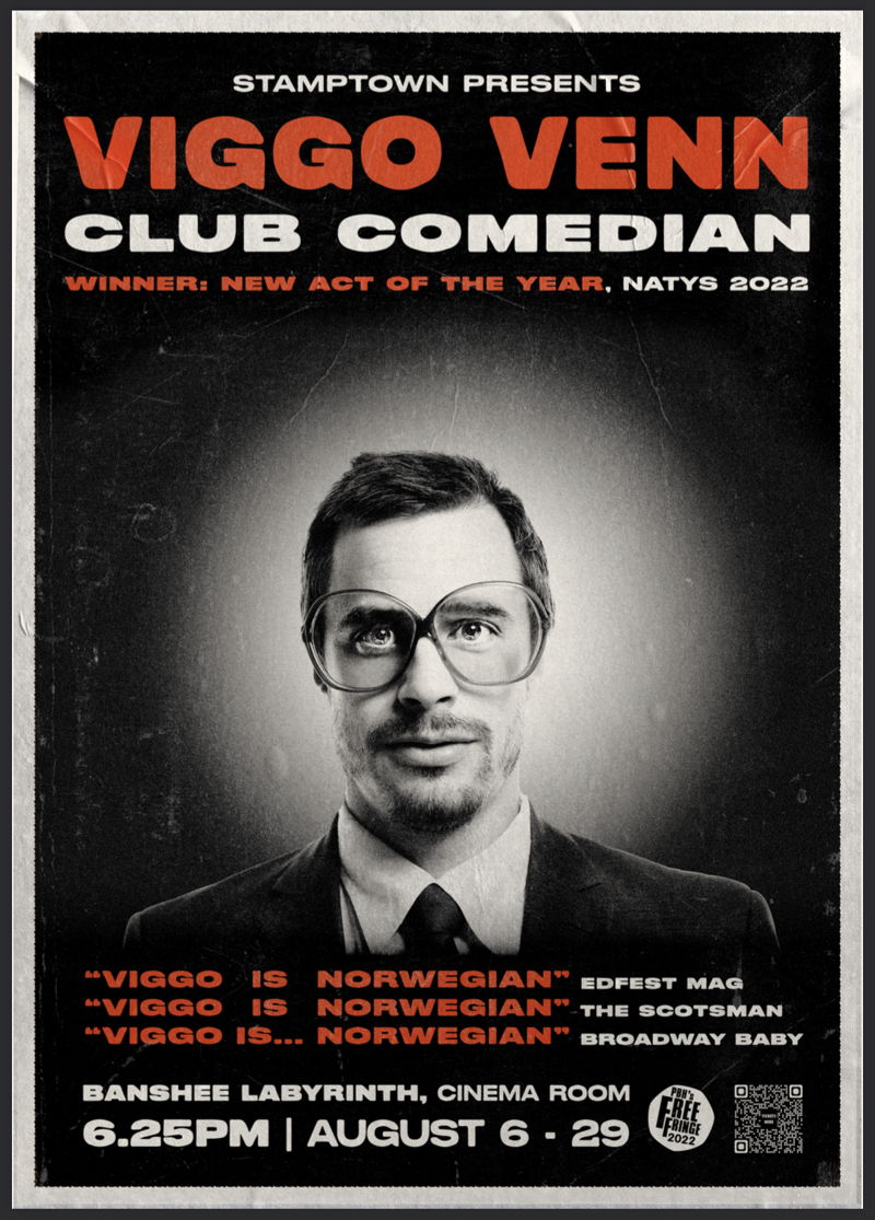 The poster for Viggo Venn: Club Comedian