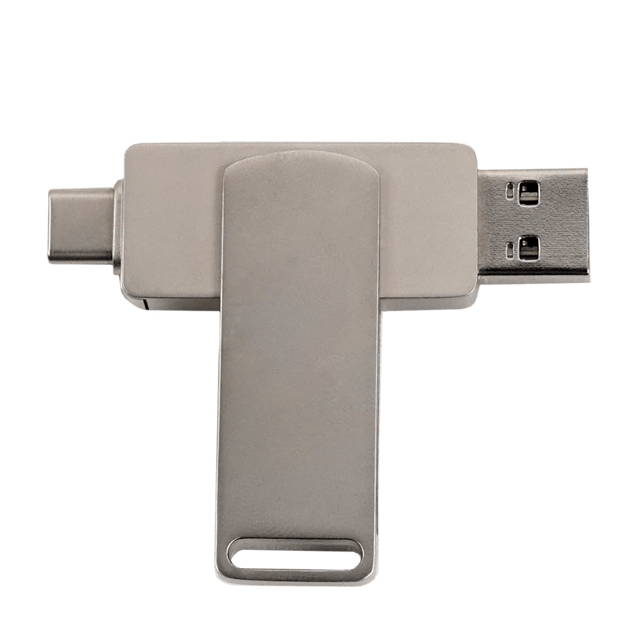 One USB Type-C dual-head flash drive is included with Wellue 12-lead ECG tablet.