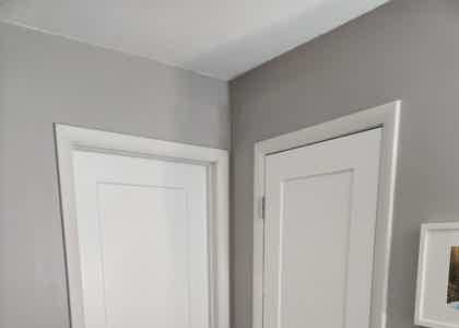 Big Change with 6 Cape Cod Beveled Shaker 1-Panel Doors in Upper Arlington Condo