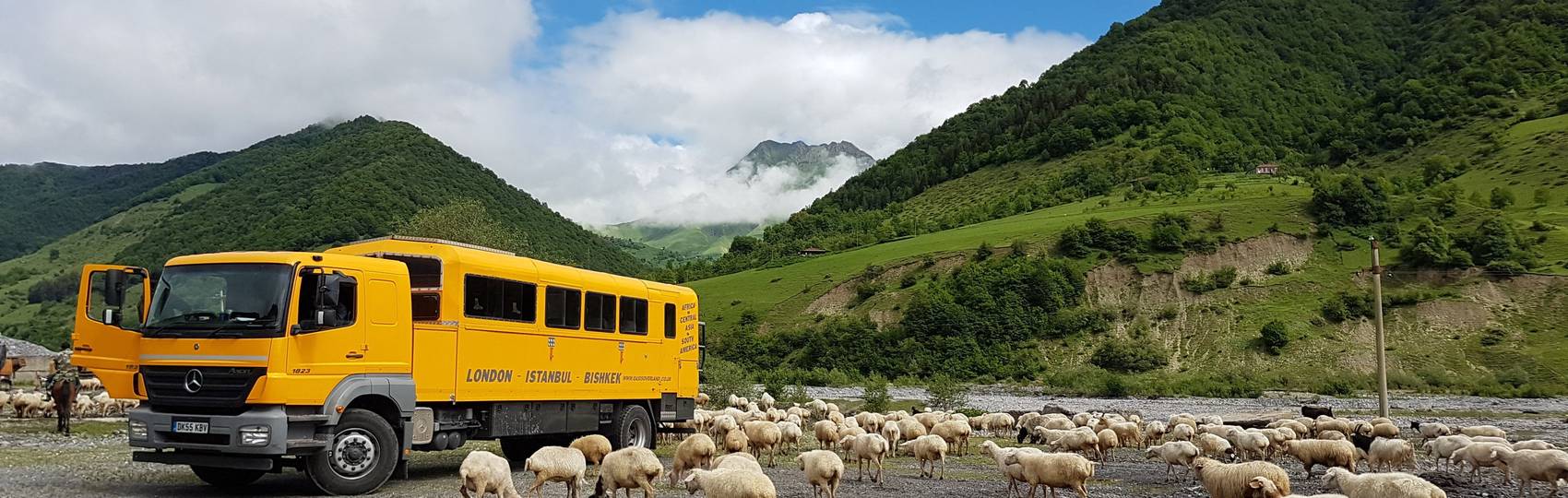 BISHKEK to TBILISI (69 days) Kyrgyzstan to Caucasus