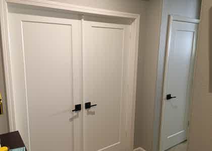 Big Change with 13 Beveled Shaker Interior Doors in Lincoln CA Home