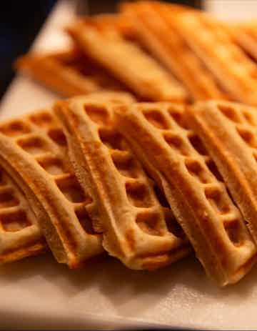 Savor a fresh waffle or crêpe