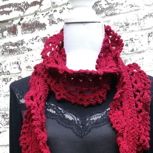 Celosia kanten sjaal met een twist (NL)