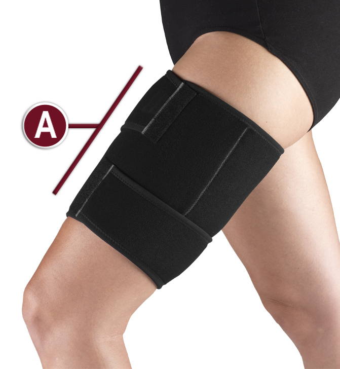 THIGH SUPPORT MEASUREMENT LOCATION