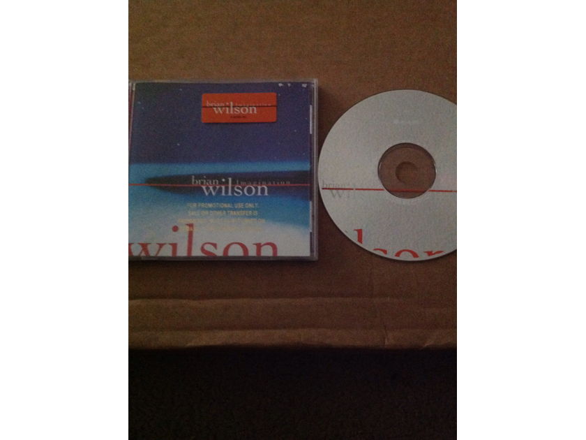 Brian Wilson - Imagination Hyper Sticker Front Of Jewel Case Giant Records CD
