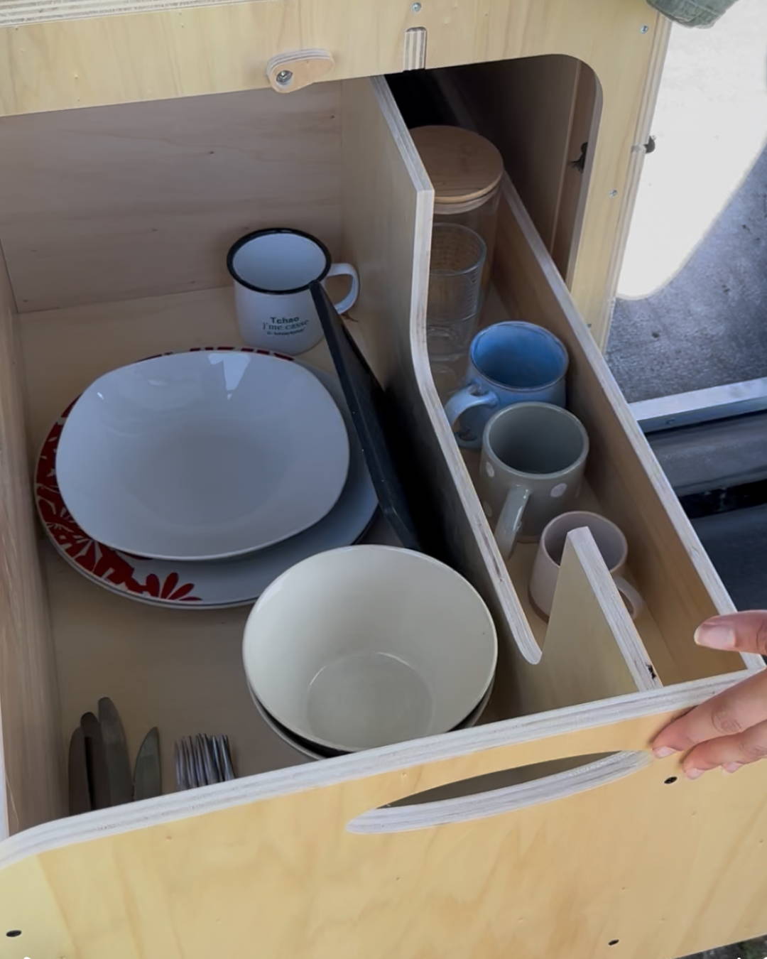 voyage - roadtrip - rando - van aménagé - rangement - r