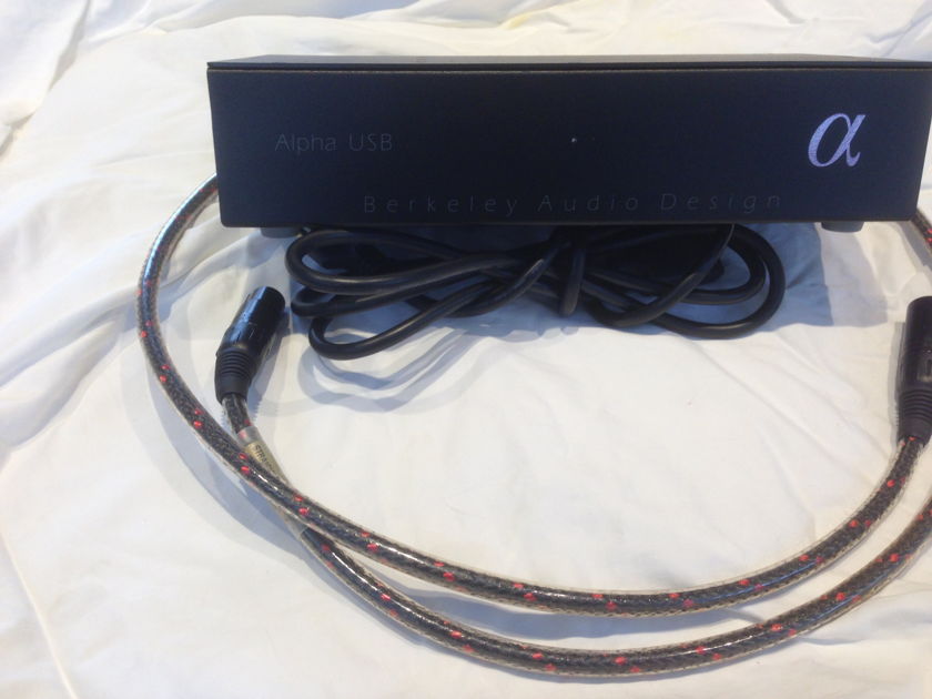 Berkeley Audio Design Alpha USB Interface w Straightwire Digital Interconnect