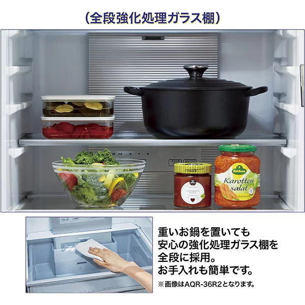 丈夫なガラス棚